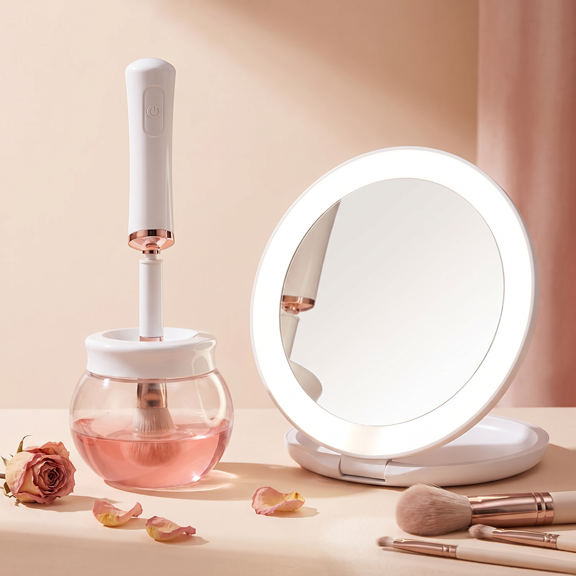 Duo Beauté Nova — nettoyeur électrique et miroir LED